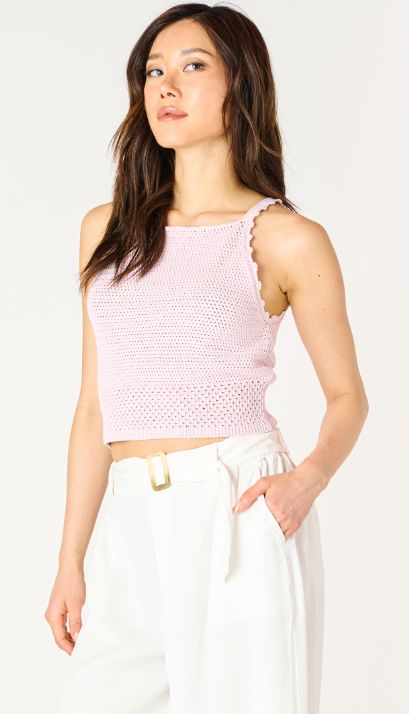 Camisole en tricot légèrement ajouré - 2527015 D - Dex