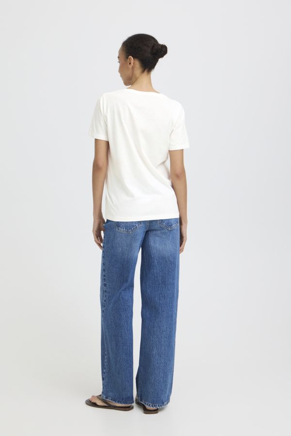 T-shirt col rond dessin - 20818840 - B.Young