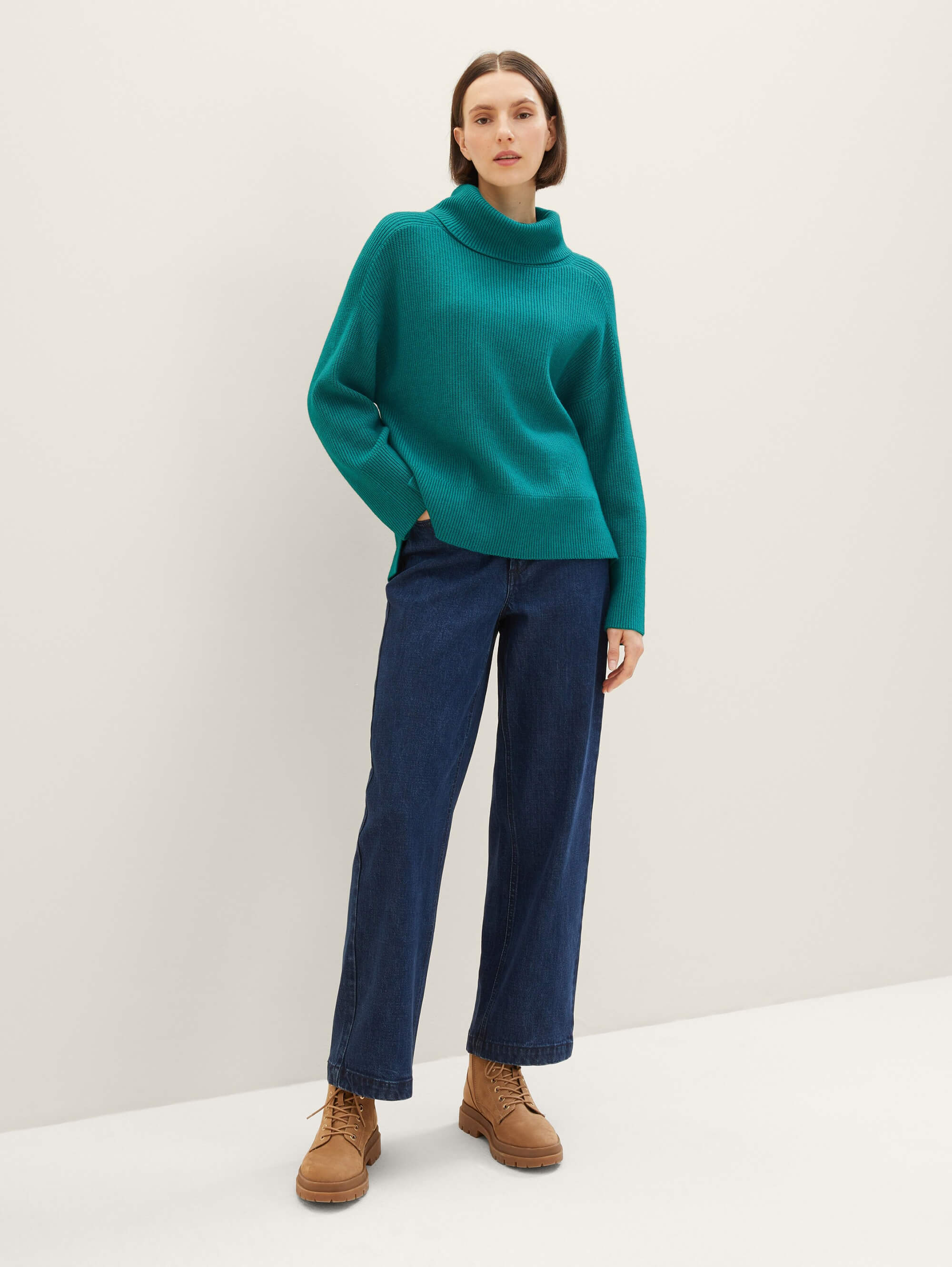 Chandail tricot col roulé