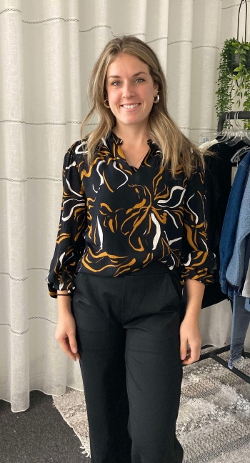 Blouse texturée motif