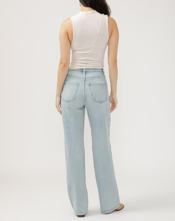 Jeans taille haute