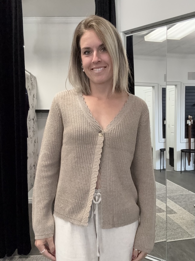 Cardigan lainage bouton - MOSPAW07237 - Mosaïc