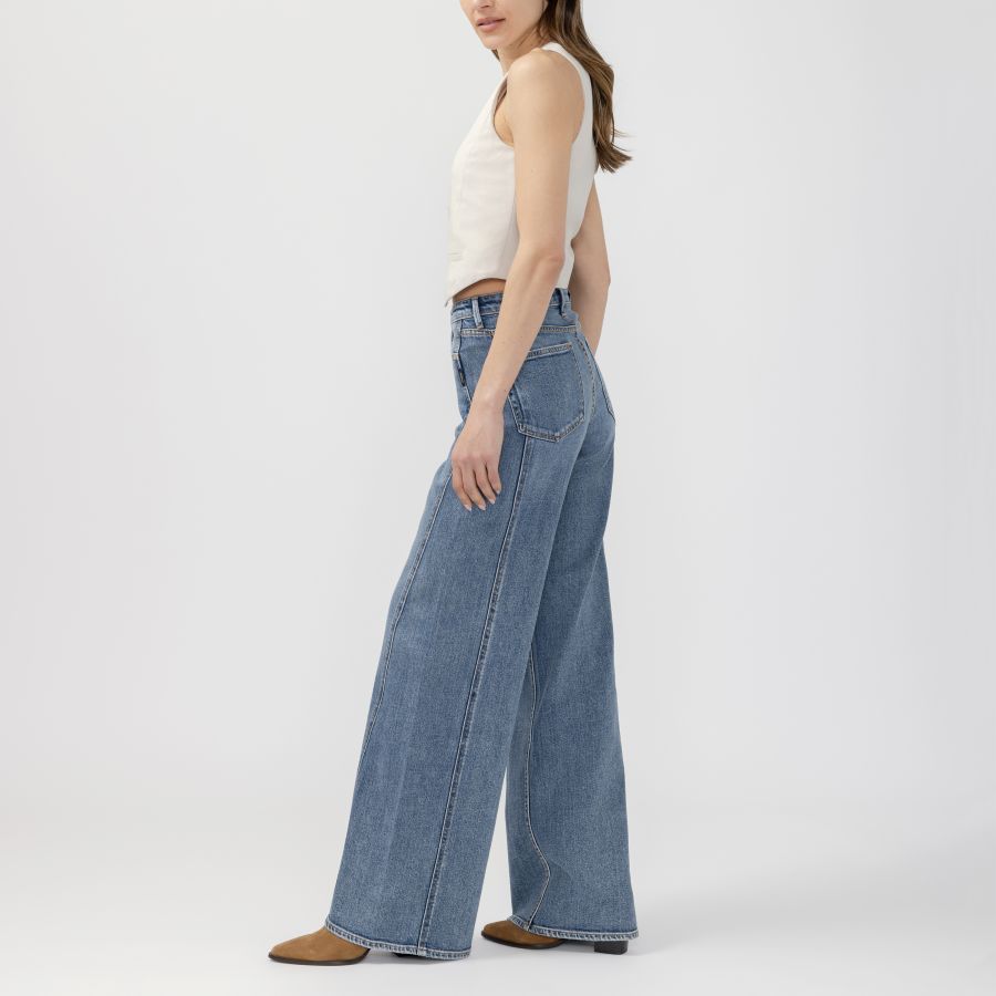 Jeans Isbister à jambes larges - L14919ADM214 - Silver Jeans