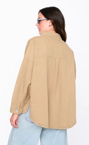 Veston jeans oversized