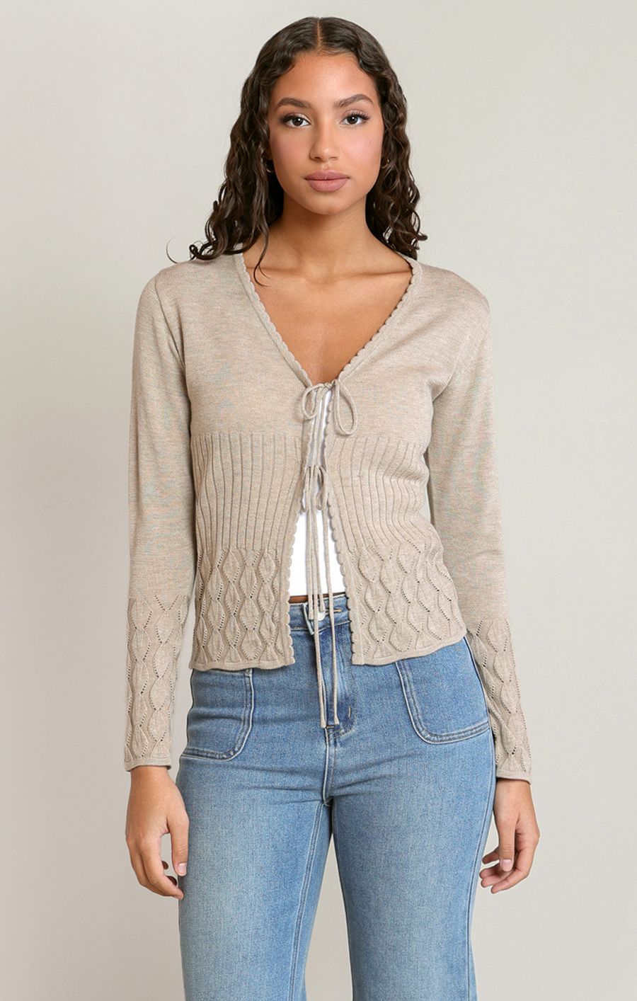 Cardigan attache devant - 2827264 D - Dex