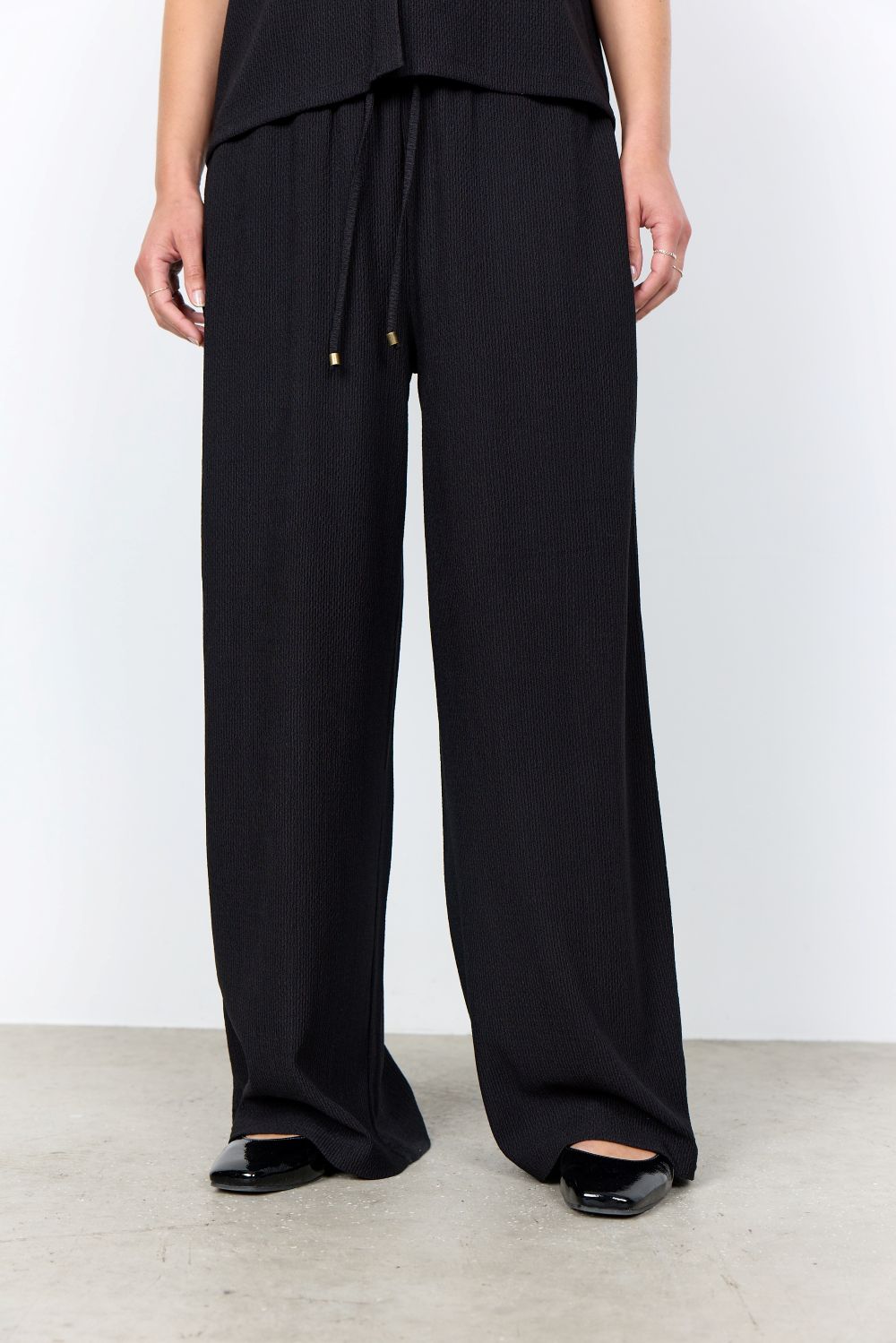 Pantalon crinkle taille elastique - 27759 - Soya Concept