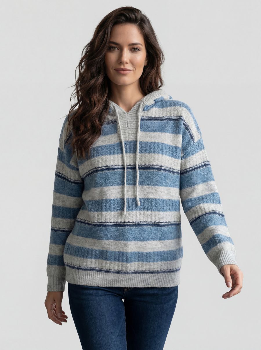 Chandail tricot capuchon - 2629032 - C.Y.C. Coco Y. Club Inc