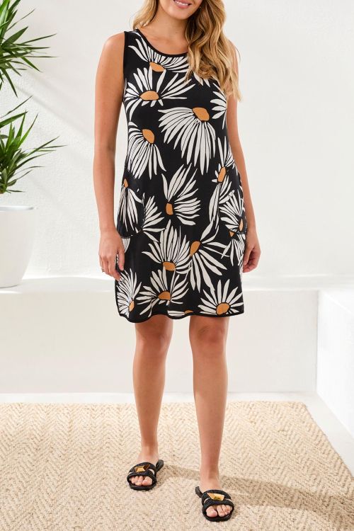 Robe sans manches réversible - 6895O/4302 - Tribal