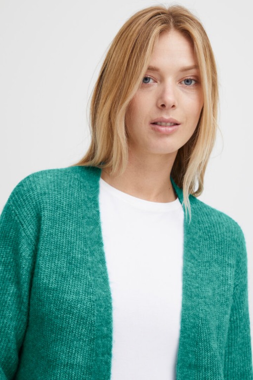 CARDIGAN MI-LONG 2 POCHES OUVERT LAIINE