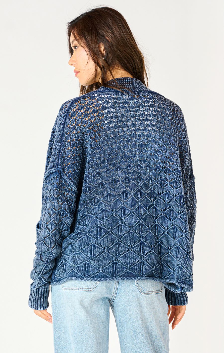 Cardigan ouvert ajouré