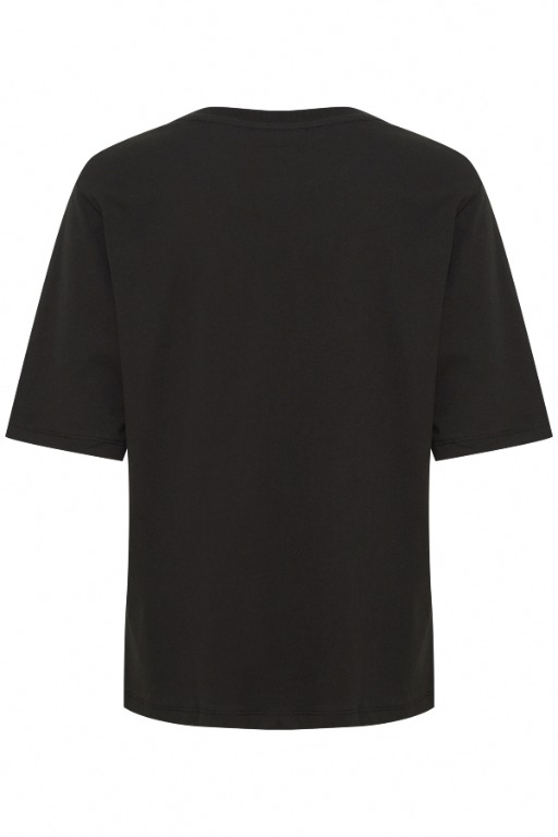 T-shirt écriture col rond