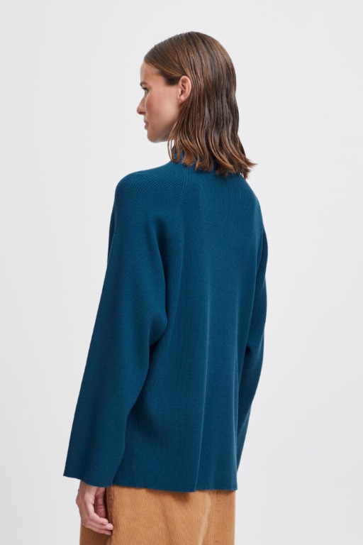 Chandail col roulé manche raglan