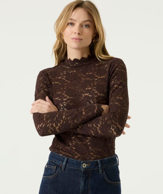 Chandail mèche dentelle - Z0075 - Garcia
