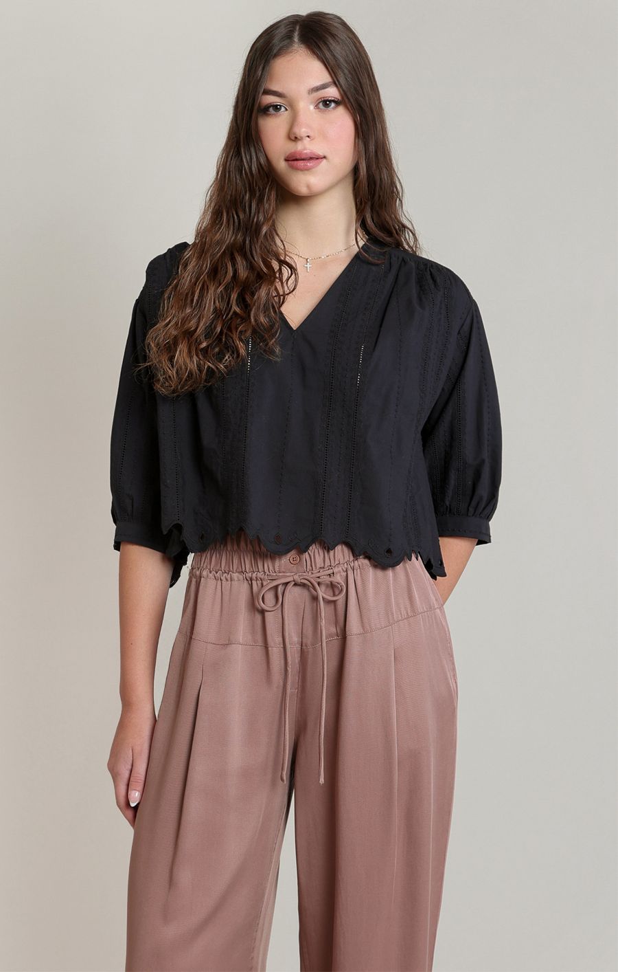 Blouse v neck - 2823510 D - Dex