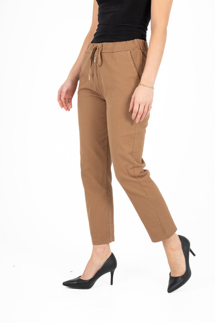 Pantalon coton droit