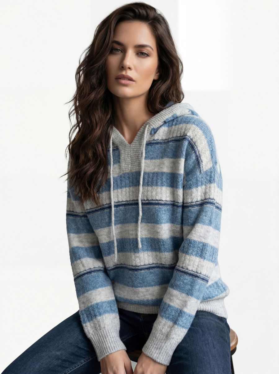 Chandail tricot capuchon - 2629032 - C.Y.C. Coco Y. Club Inc