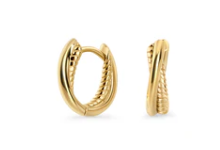 Boucle d'oreille anneau Odelia - T325E012 - Mia Bijoux