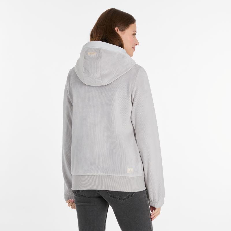 Cardigan zip bébé corduroy