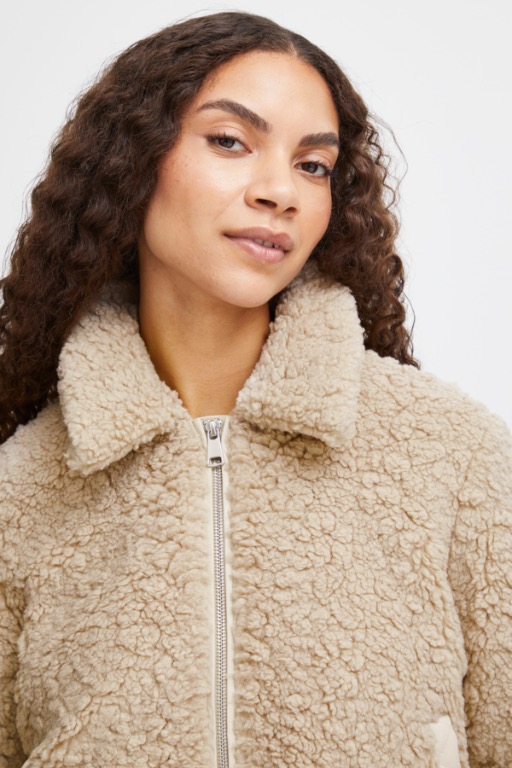 Manteau bomber doux