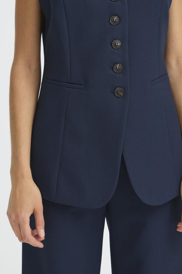 Veste sans manche chic