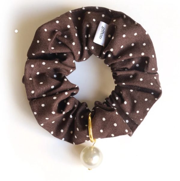 Chouchou à breloque perle - CB-F26 - Gibou