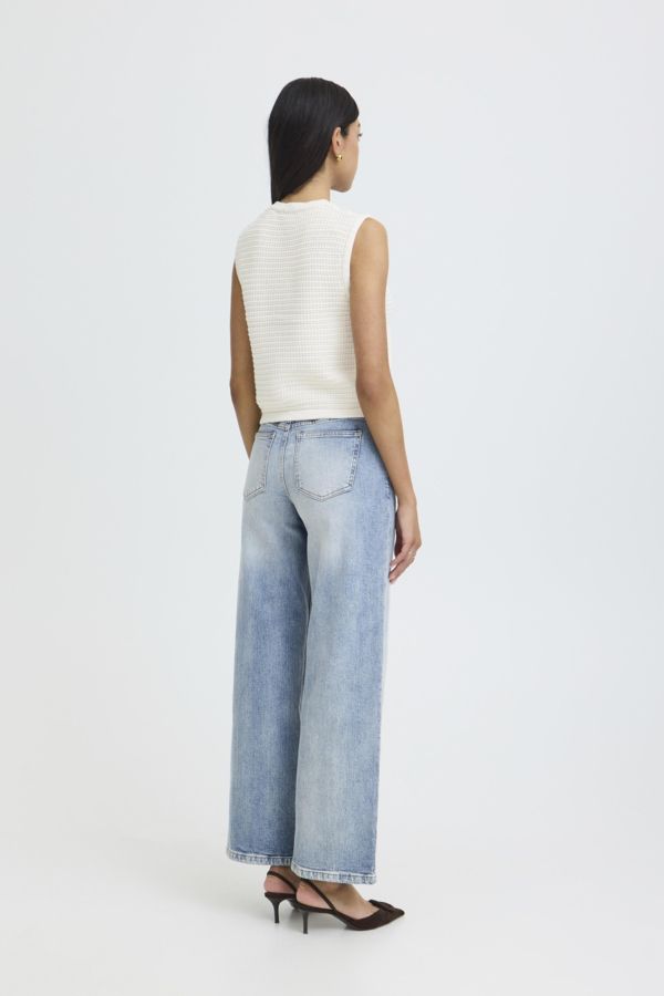 Débardeur tricot boutons