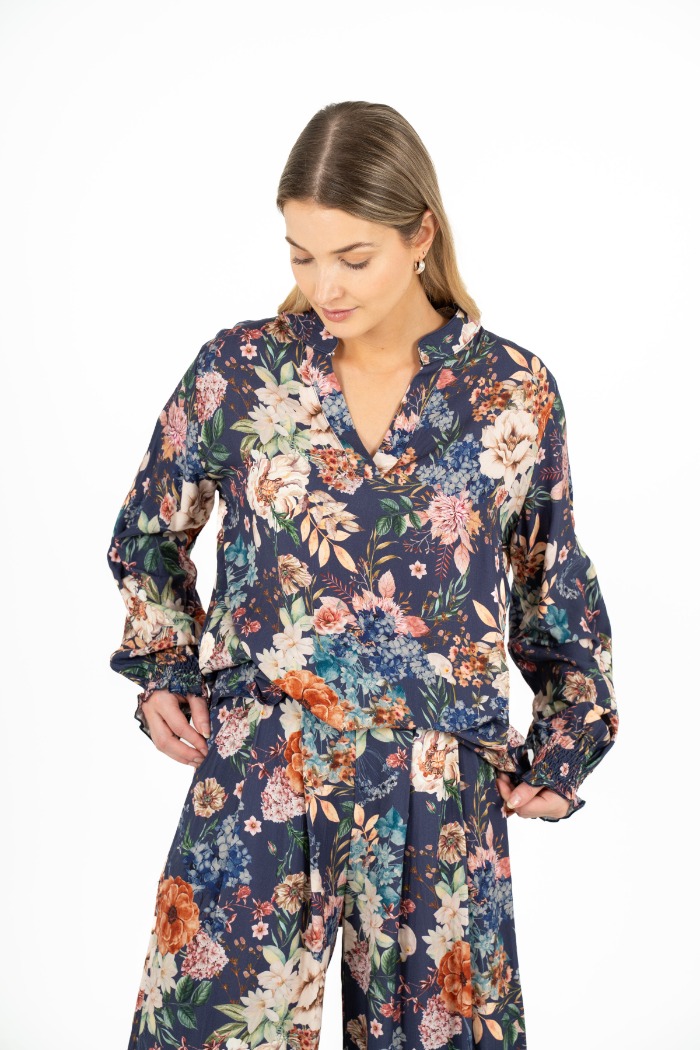 Blouse fleurie 