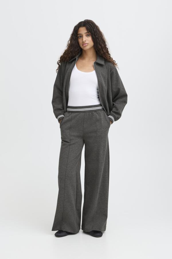 Pantalon sport chic - 20124592 - Ichi