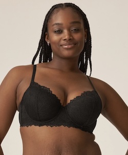 Soutien-gorge à armatures en dentelle - 7674 - Naturana