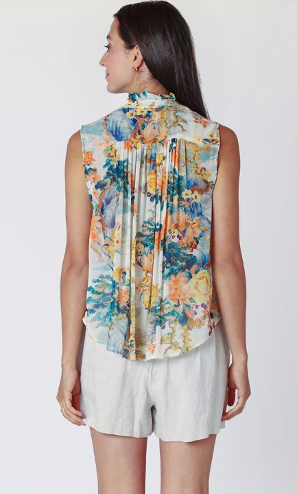 Camisole boutonnée au devant