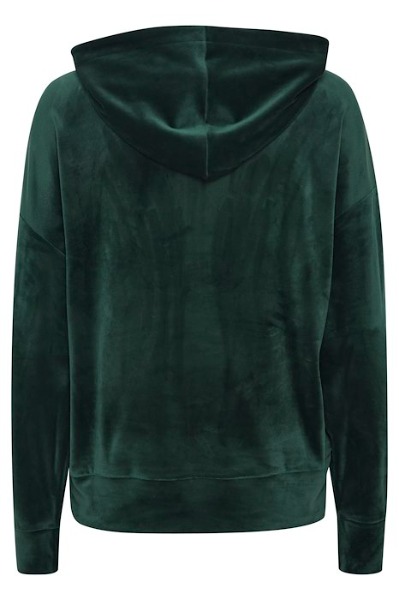 Chandail manche longue velours zip 
