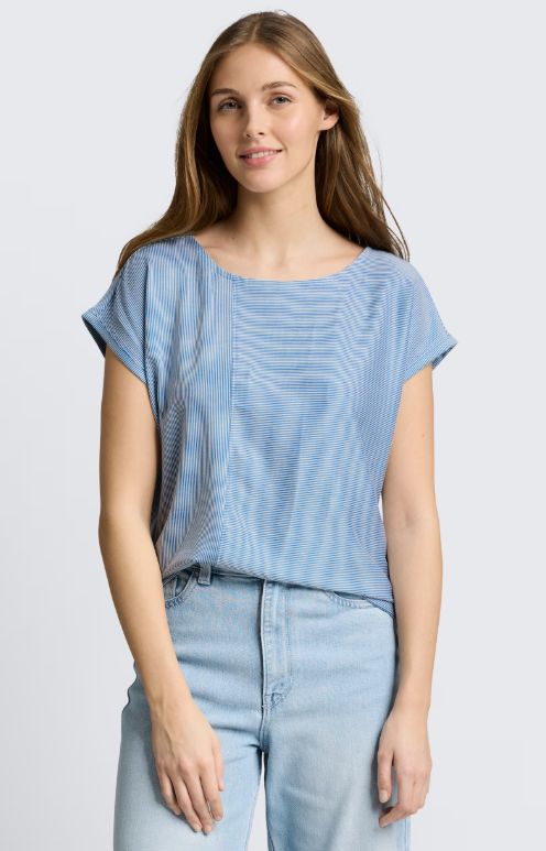 T-shirt ligné léger - 1050834 - Tom Tailor