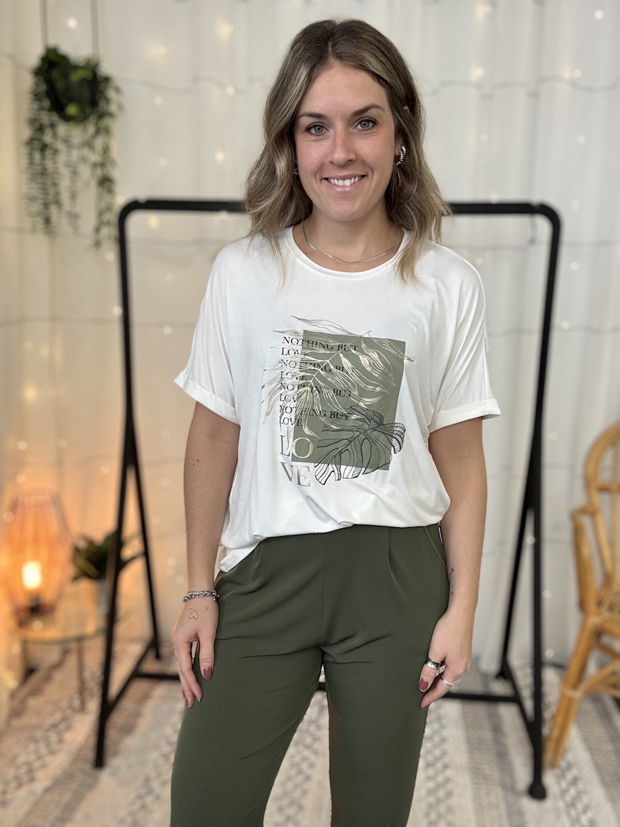 T-shirt dessin devant - MOSPAW06004 - Mosaïc