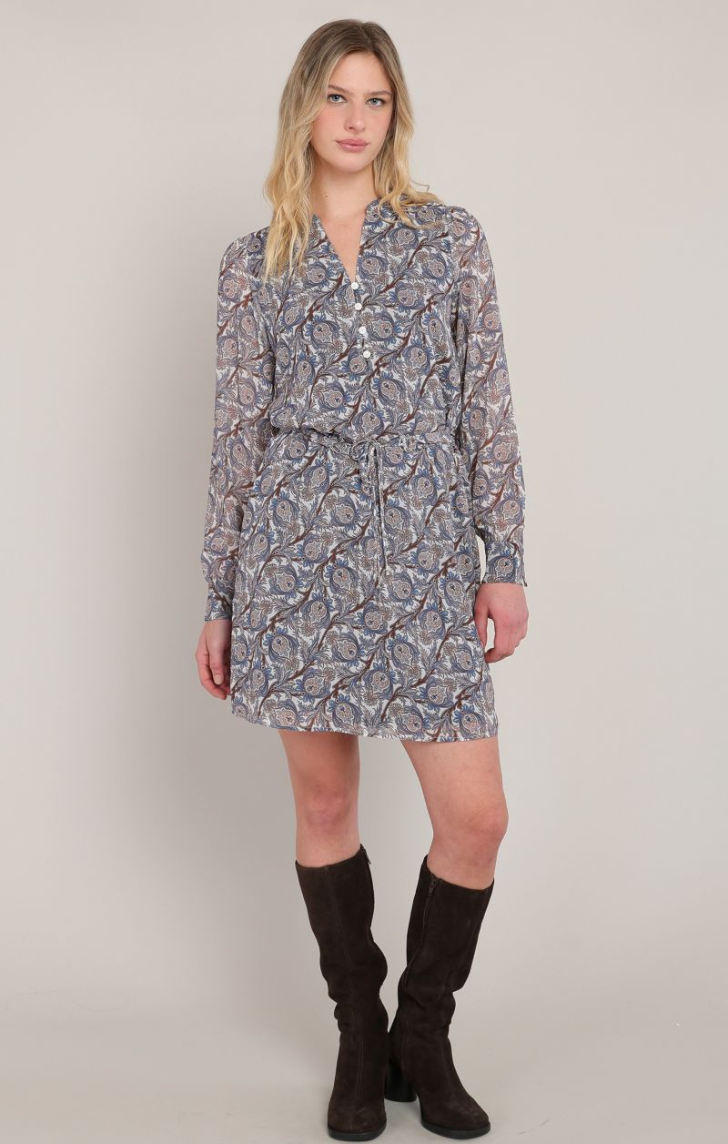 Robe doublée motif - 2822501 D - Dex