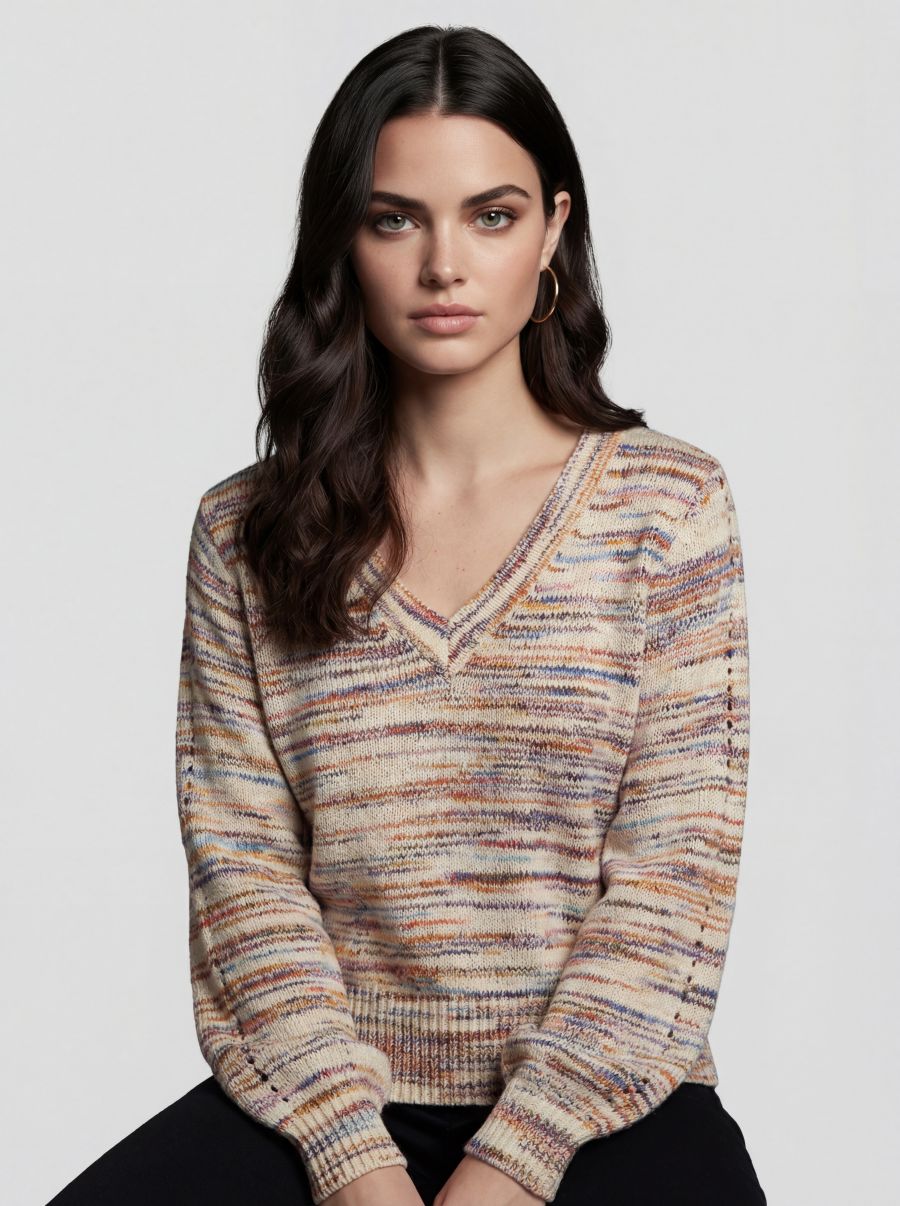 Chandail tricot v neck - 2629040 - C.Y.C. Coco Y. Club Inc