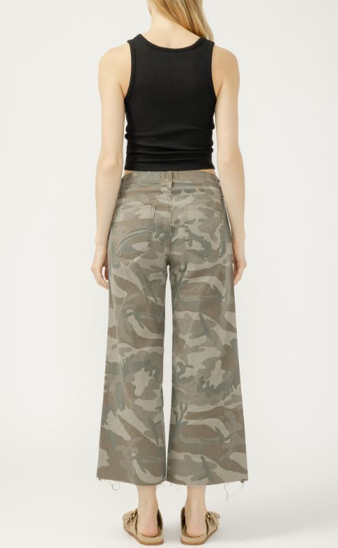 Jeans Suki jambe large crop