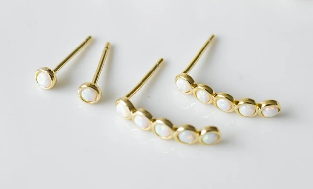 Opals ens. boucle d'oreille - duetsetopals-e - Glee Jewelry
