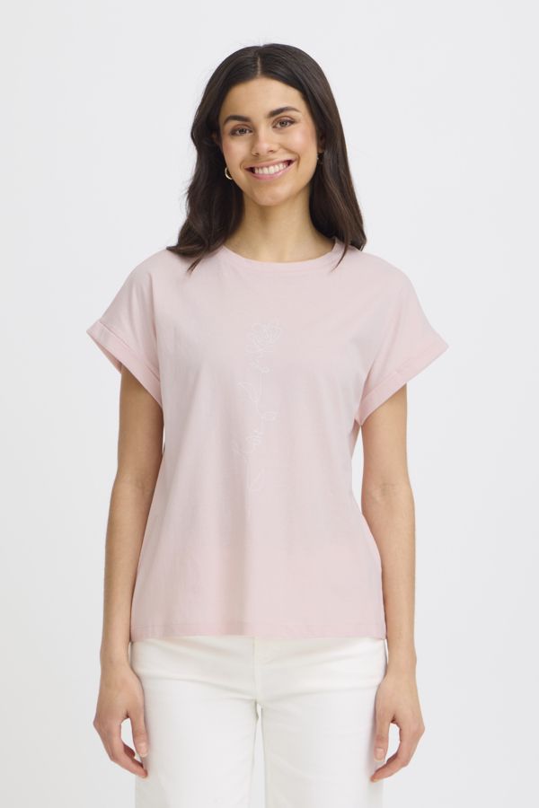 T-shirt basic dessin - 20617632 - Fransa