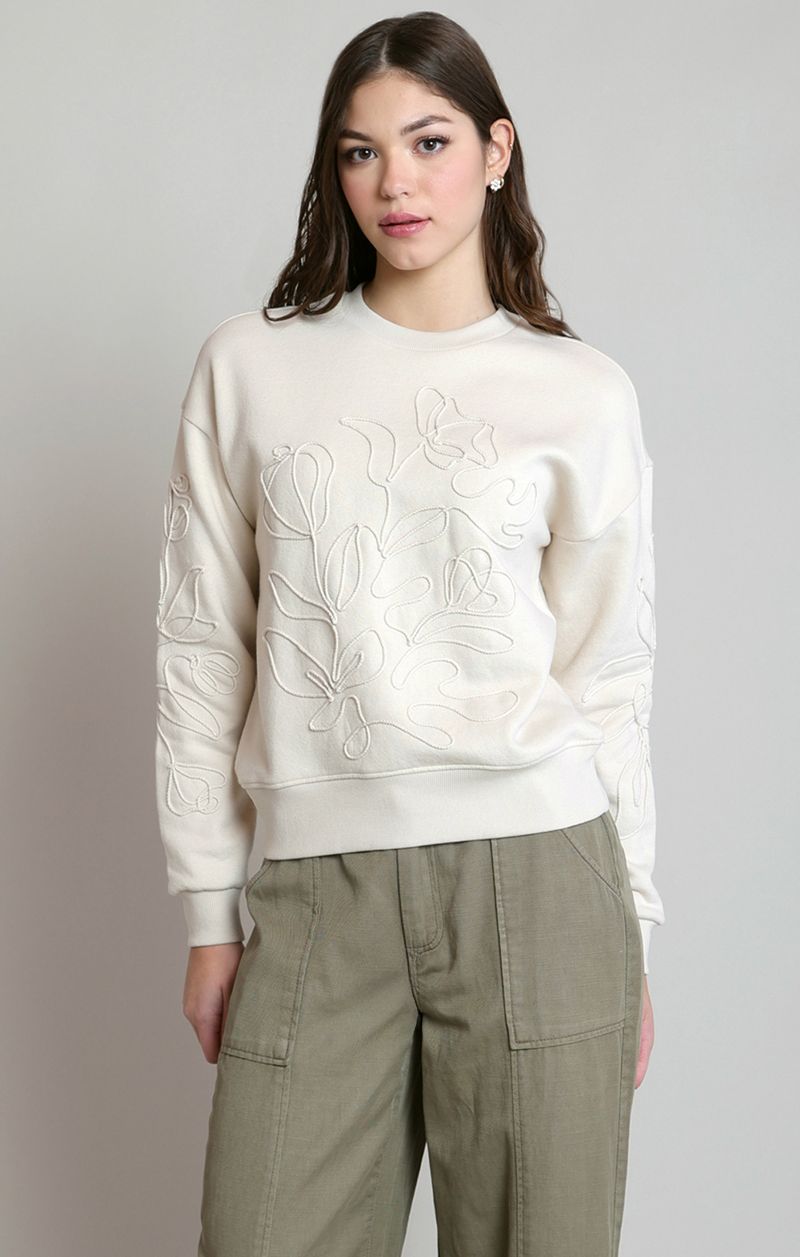 Chandail coton broderie - 2824002 D - Dex