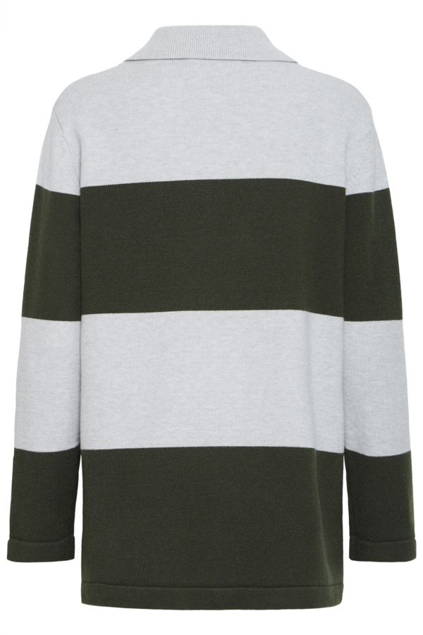Chandail polo rayure