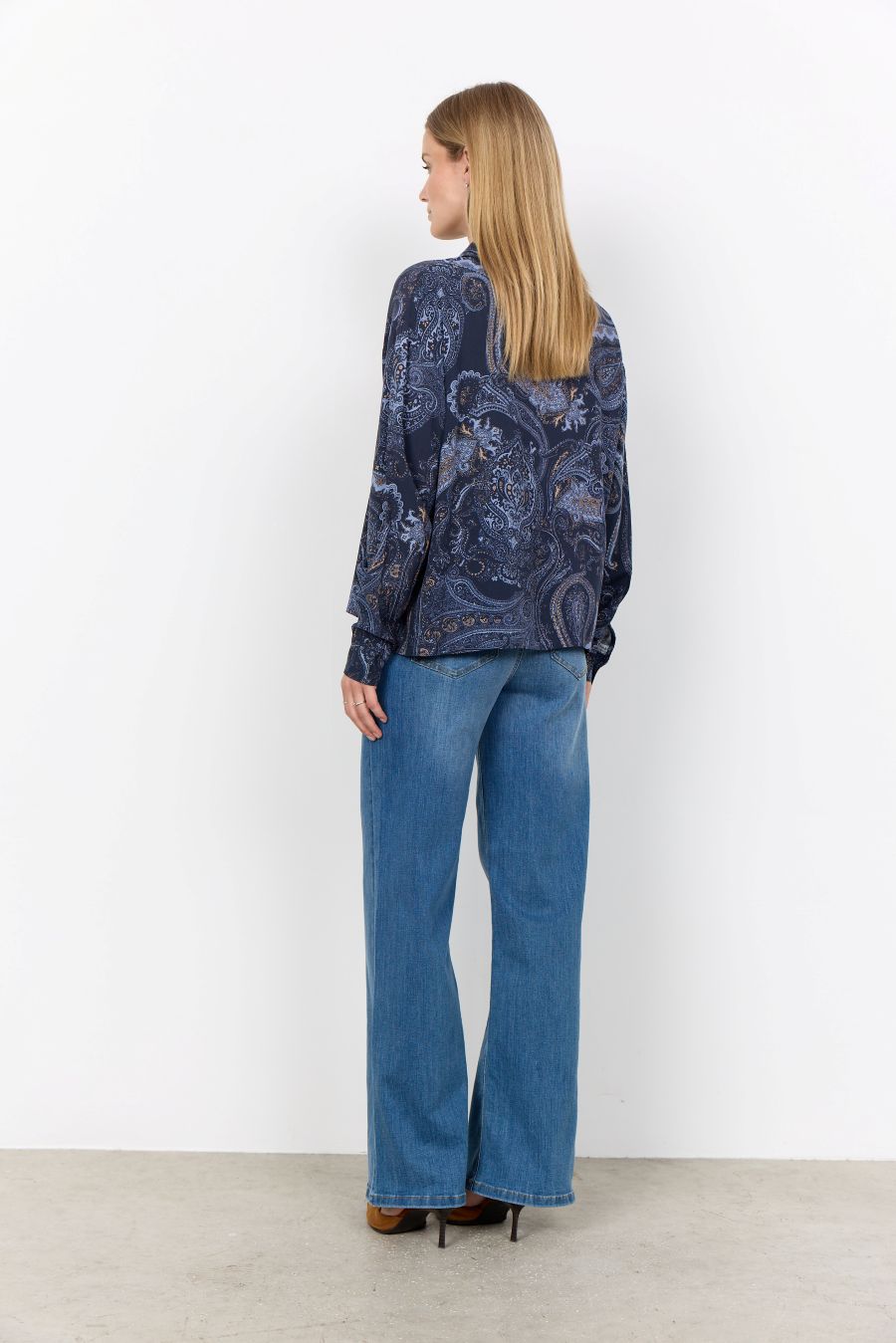 Blouse boutons motif - 41973 - Soya Concept