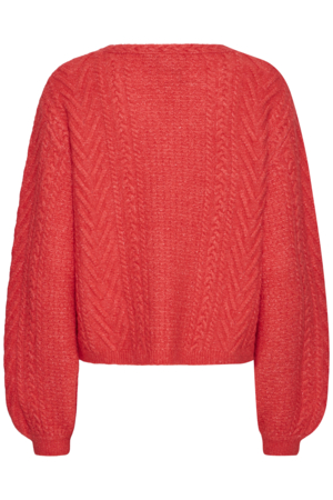 Chandail tricot avec torsades