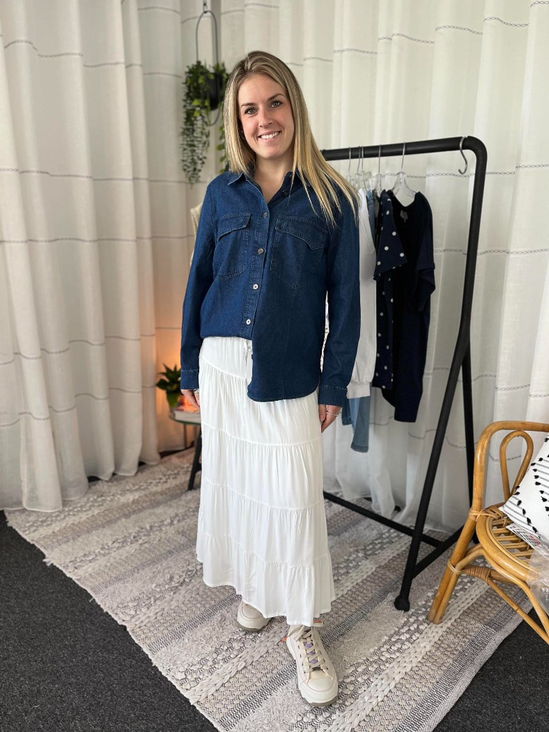 Chemise jeans