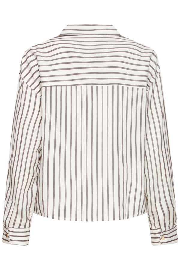 Blouse lignée manche longue