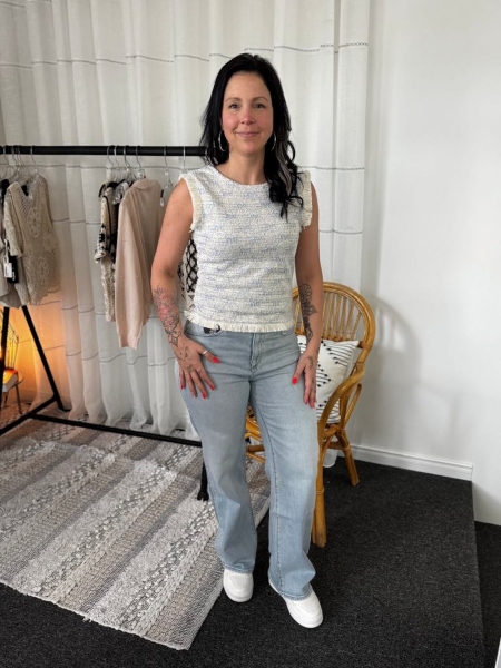 Jeans taille haute