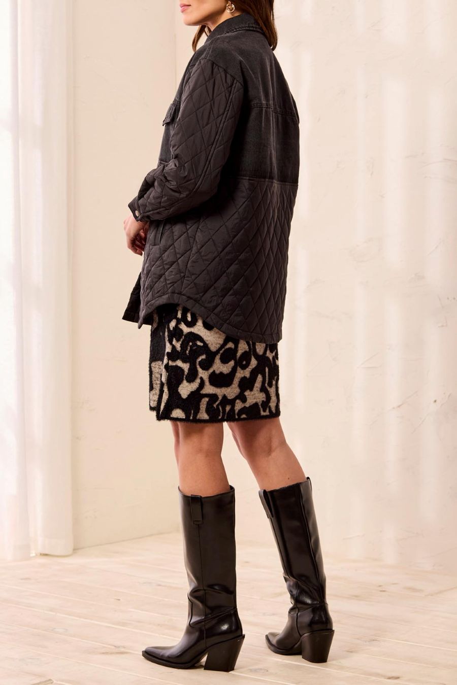 Manteau jeans et nylon - 6285o/5795 - Tribal