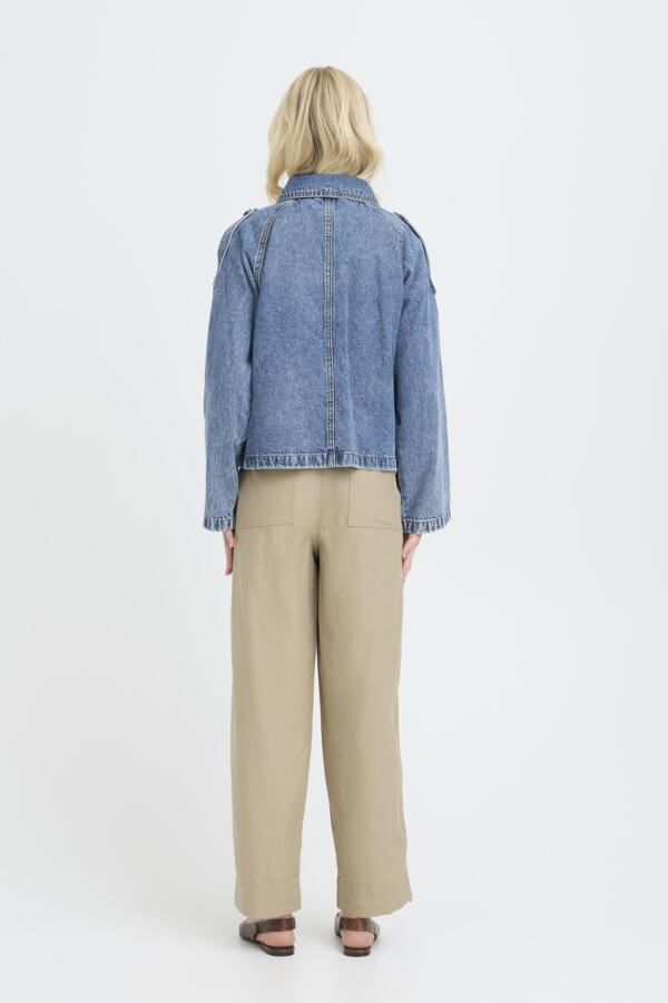 Veston de jeans double boutonnière - 20818416 - B.Young