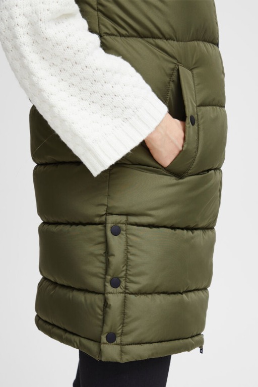 VESTE SANS MANCHES LONGUE