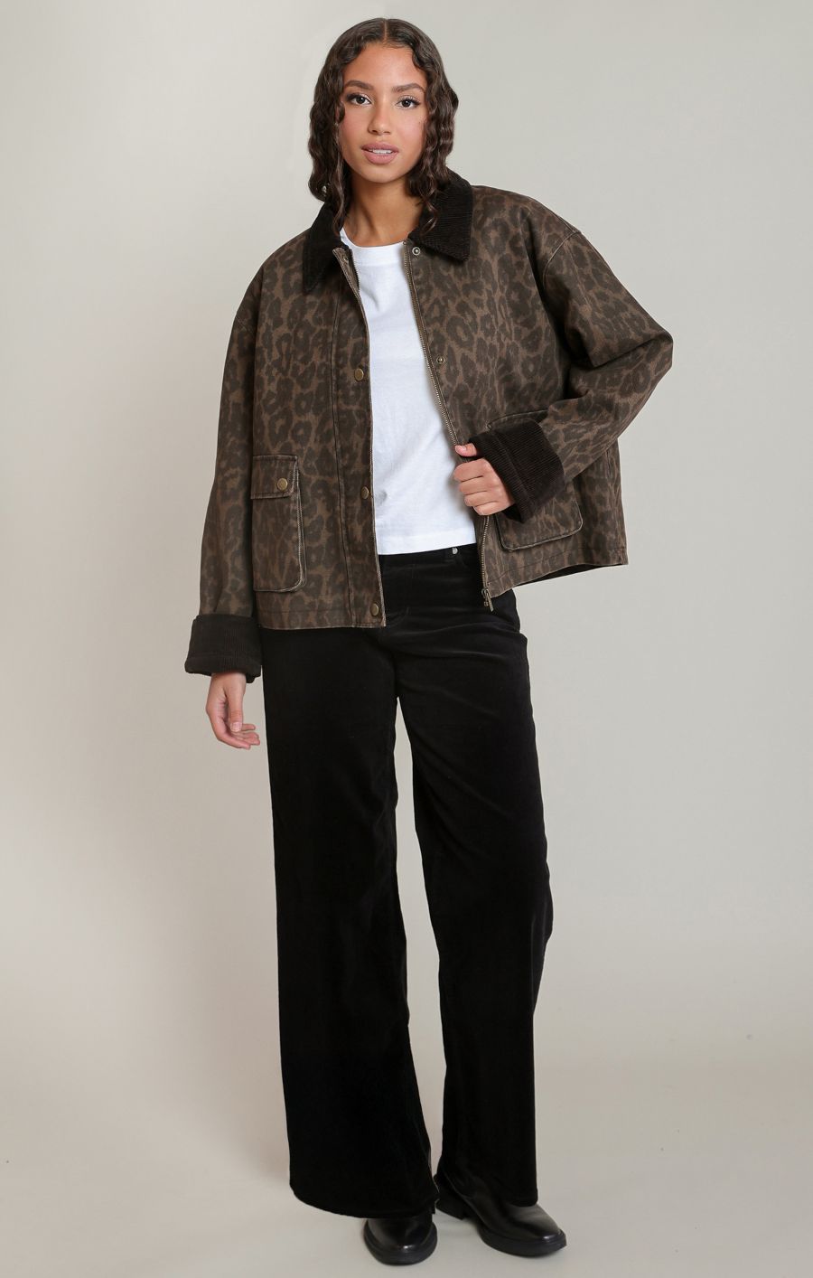 Veston en jeans léopard - 2825751 D - Dex