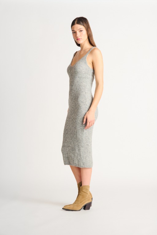 Robe tricot bretelle